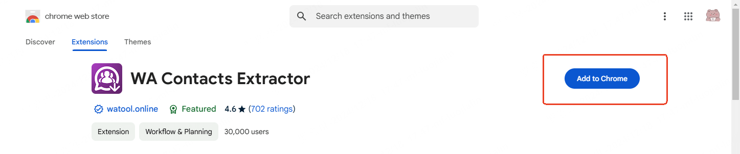 add wa contacts extractor to chrome