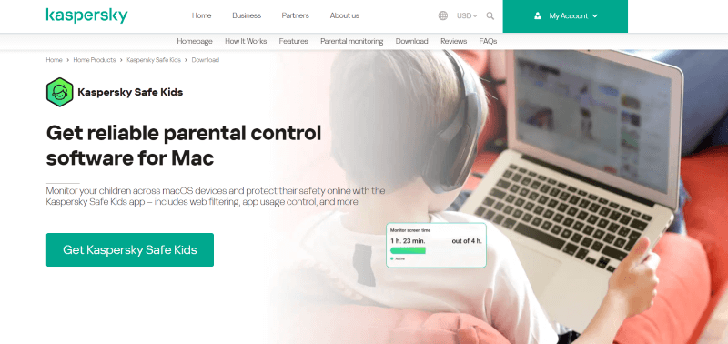 kaspersky safe kids parental control tool for mac