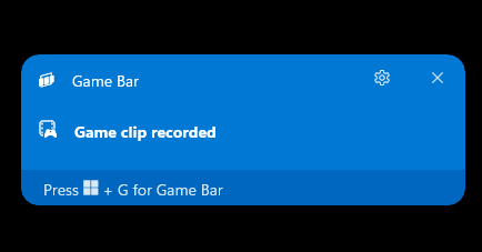 Quick Windows alternative — Game Bar