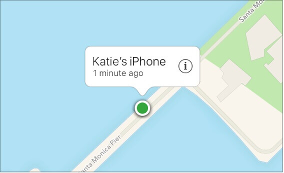 see child's location with find my iphone