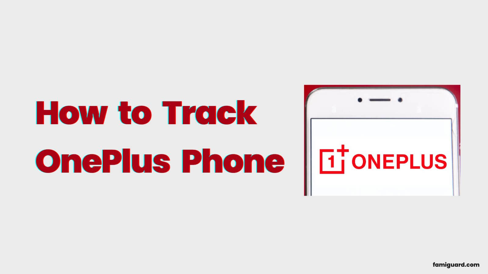 how to track oneplus phone