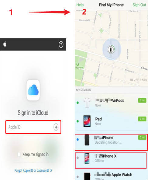 icloud find my iphone