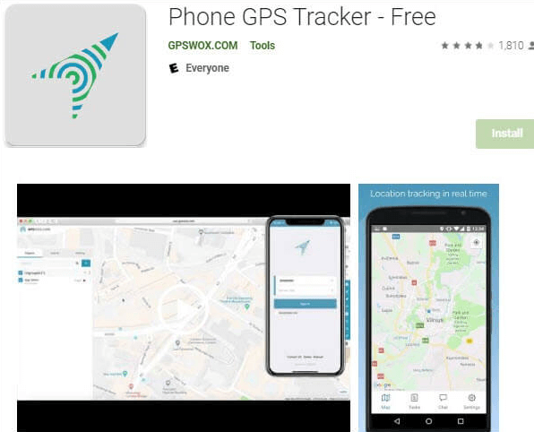 Phone GPS Location Tracker