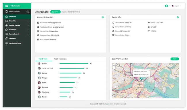 start monitor kids location