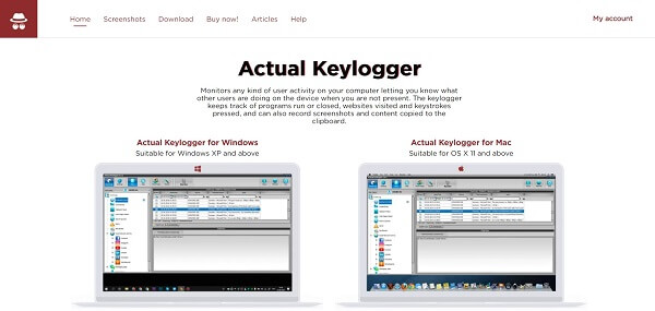 actual keylogger