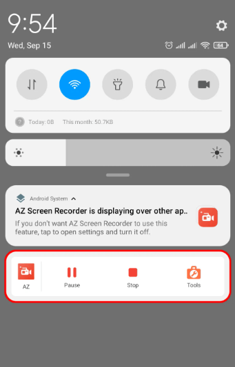 az recorder on android