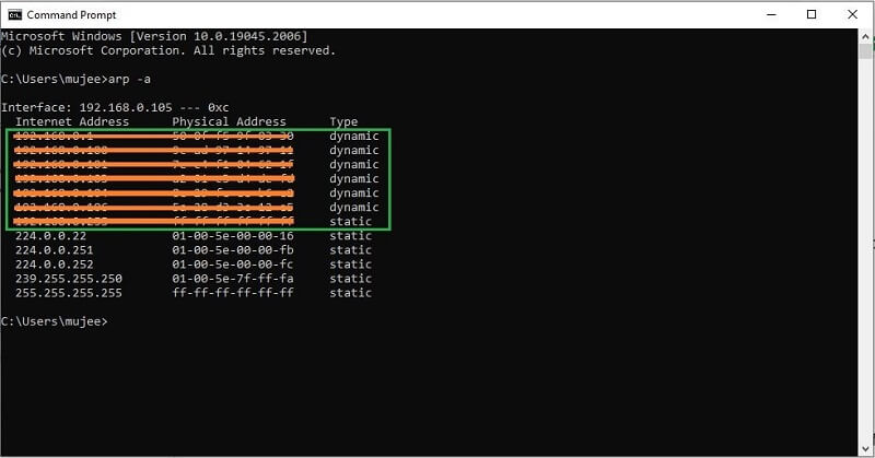 check the same number IP address