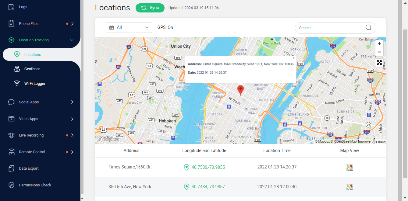 Check iPhone Location History