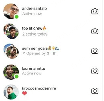 instagram active status