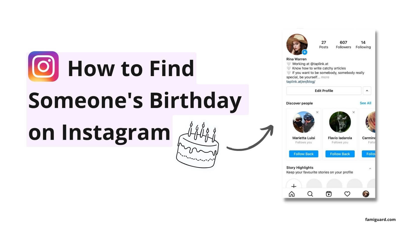 Find Someone's Birthday on Instagram