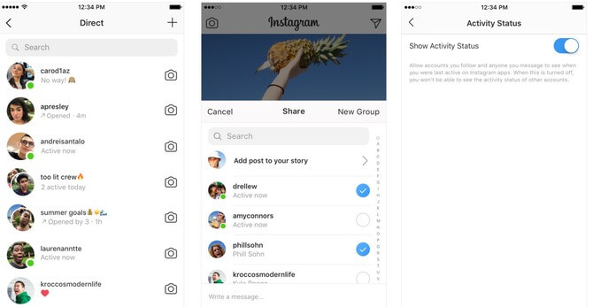 how to see who is online on instagram