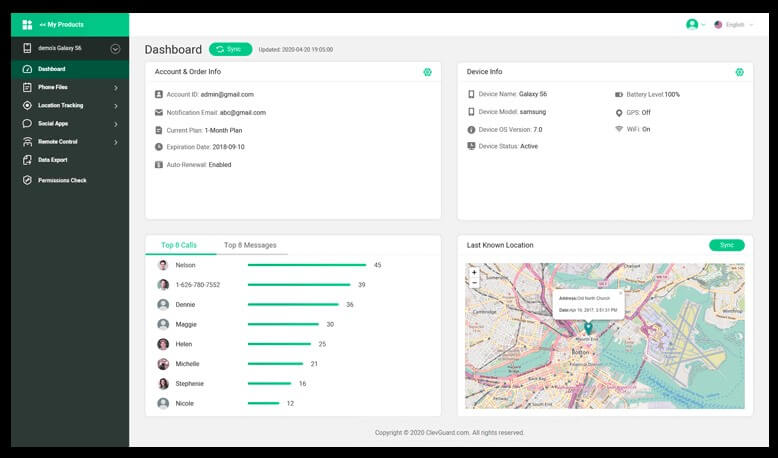 monitor tiktok on install famiguard pro