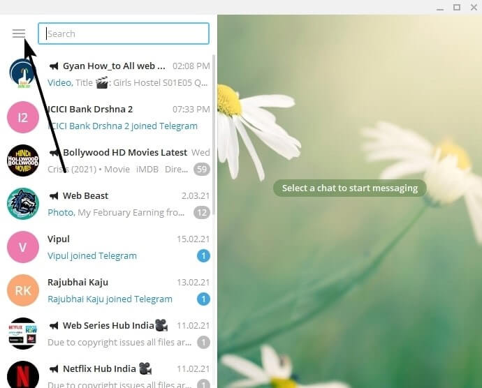 recover deleted telegram messages