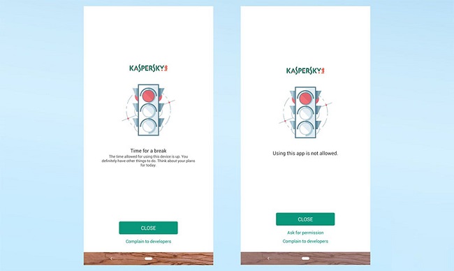 kaspersky parental control