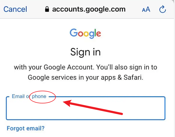 Log into Gmail Account Without Password