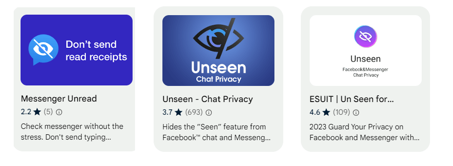 messenger unread chrome extension