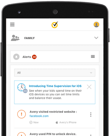 norton family parental control app