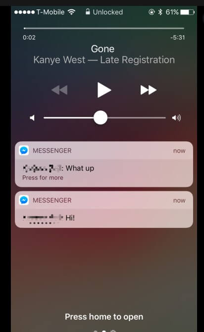 read messenger notifications