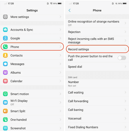 record a phone call on vivo phone