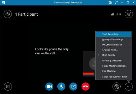 record skype meeting on windows