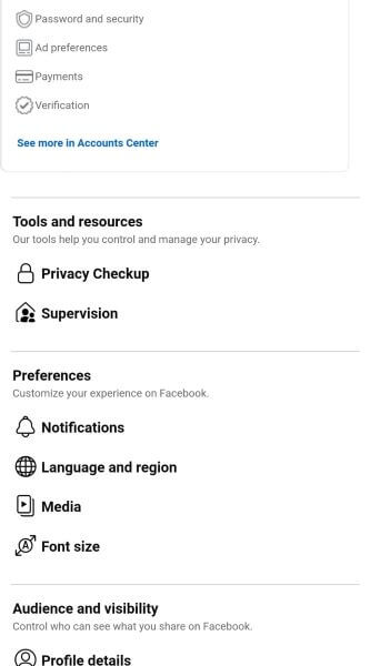 access notification settings on
    facebook