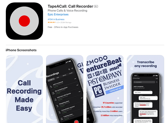 tapeacall pro