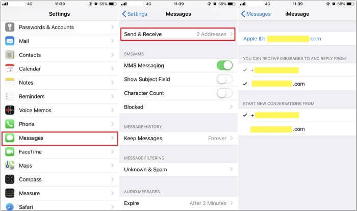 using text message forwarding to monitor kid's iphone