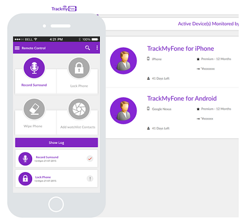 trackmyphone monitoring