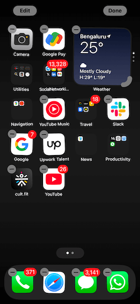 uninstall the youtube app from the target iphone