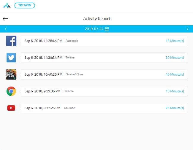 famisafe app time conrol feature