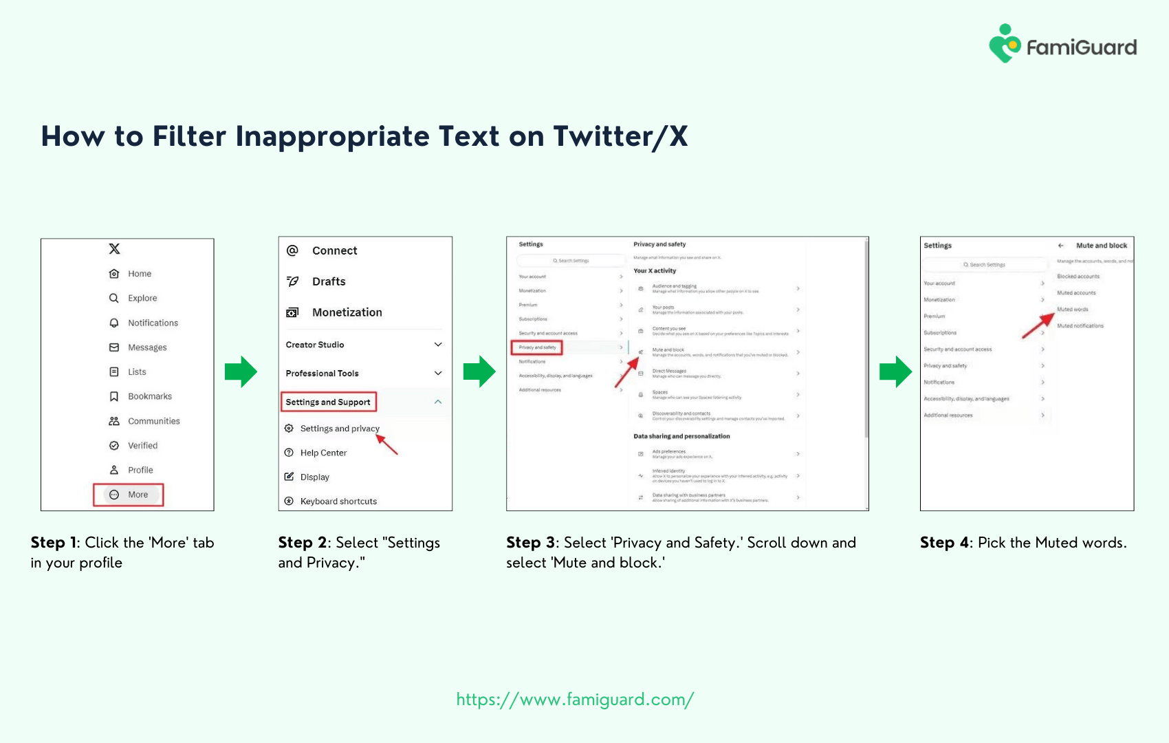 How to Filter
      Inappropriate Text on Twitter or X