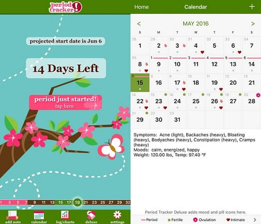 period tracker app