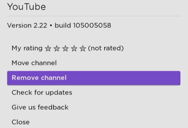 remove roku channels