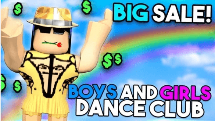 roblox boys and girls dance club