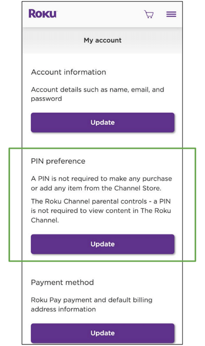 How to Create A
	PIN on Roku