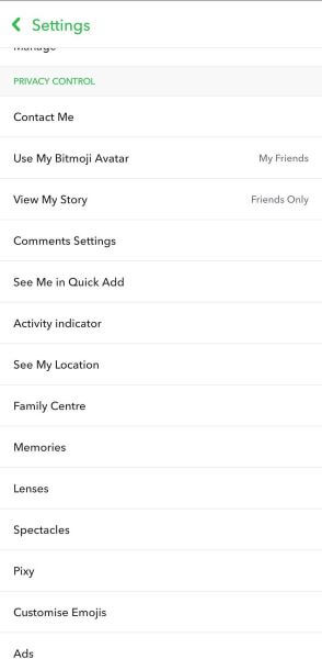 access the family center tab in
    settings