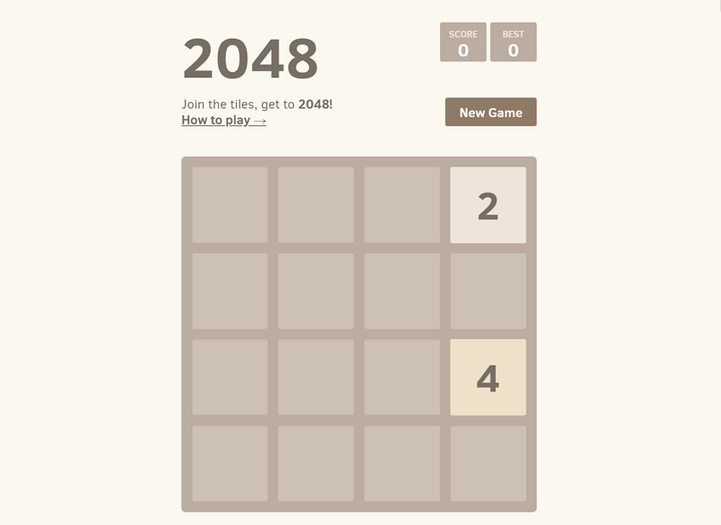 2048 Website