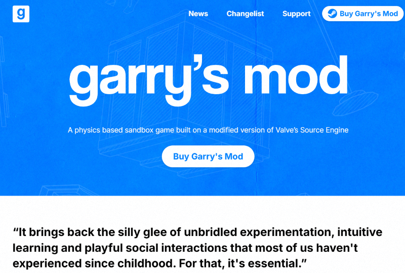 garry’s mod game