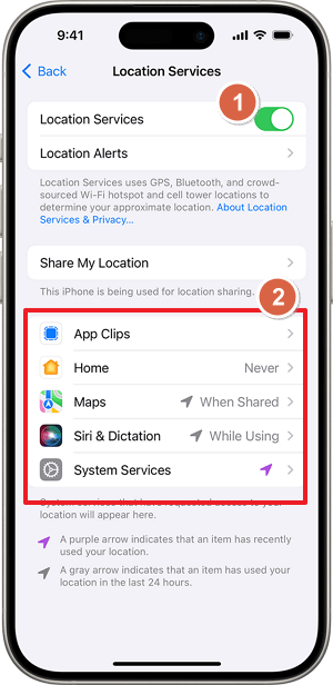 ios location permission