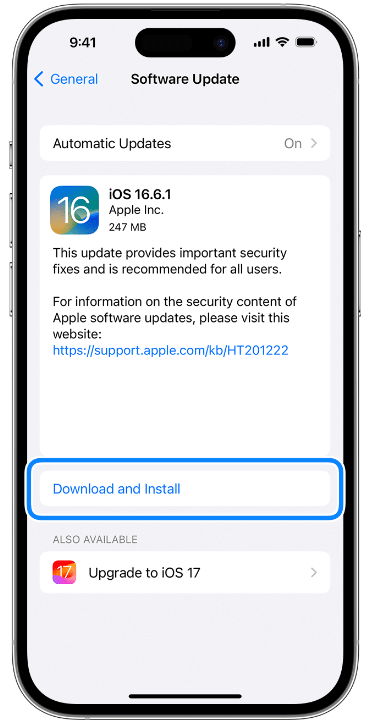 Update iOS