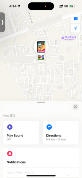 track the device’s location