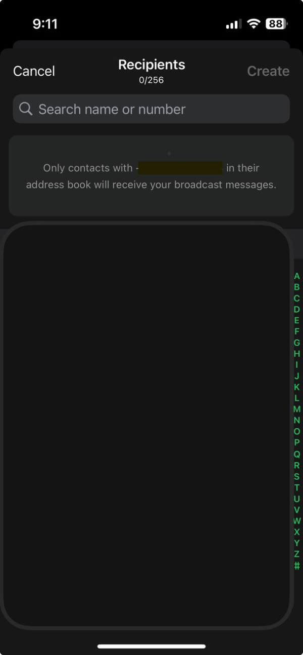 guide for creating and using whatsapp broadcast list