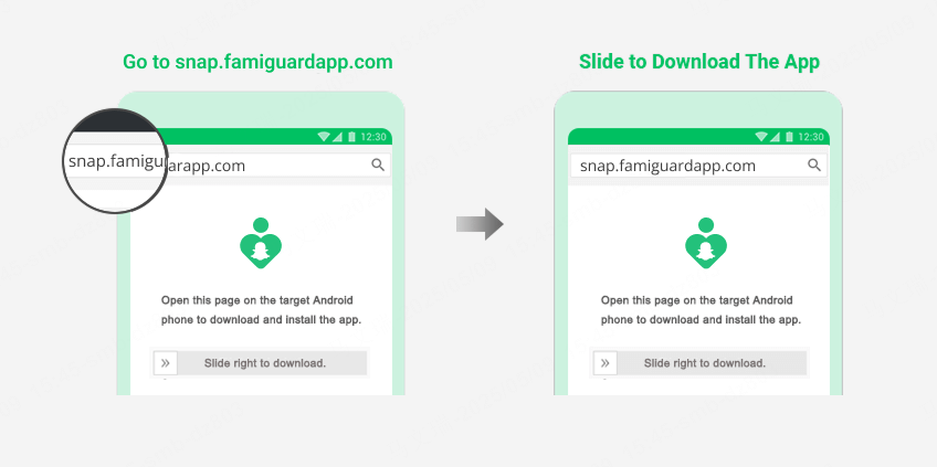 follow guide to set up Famiguard for Snapcht