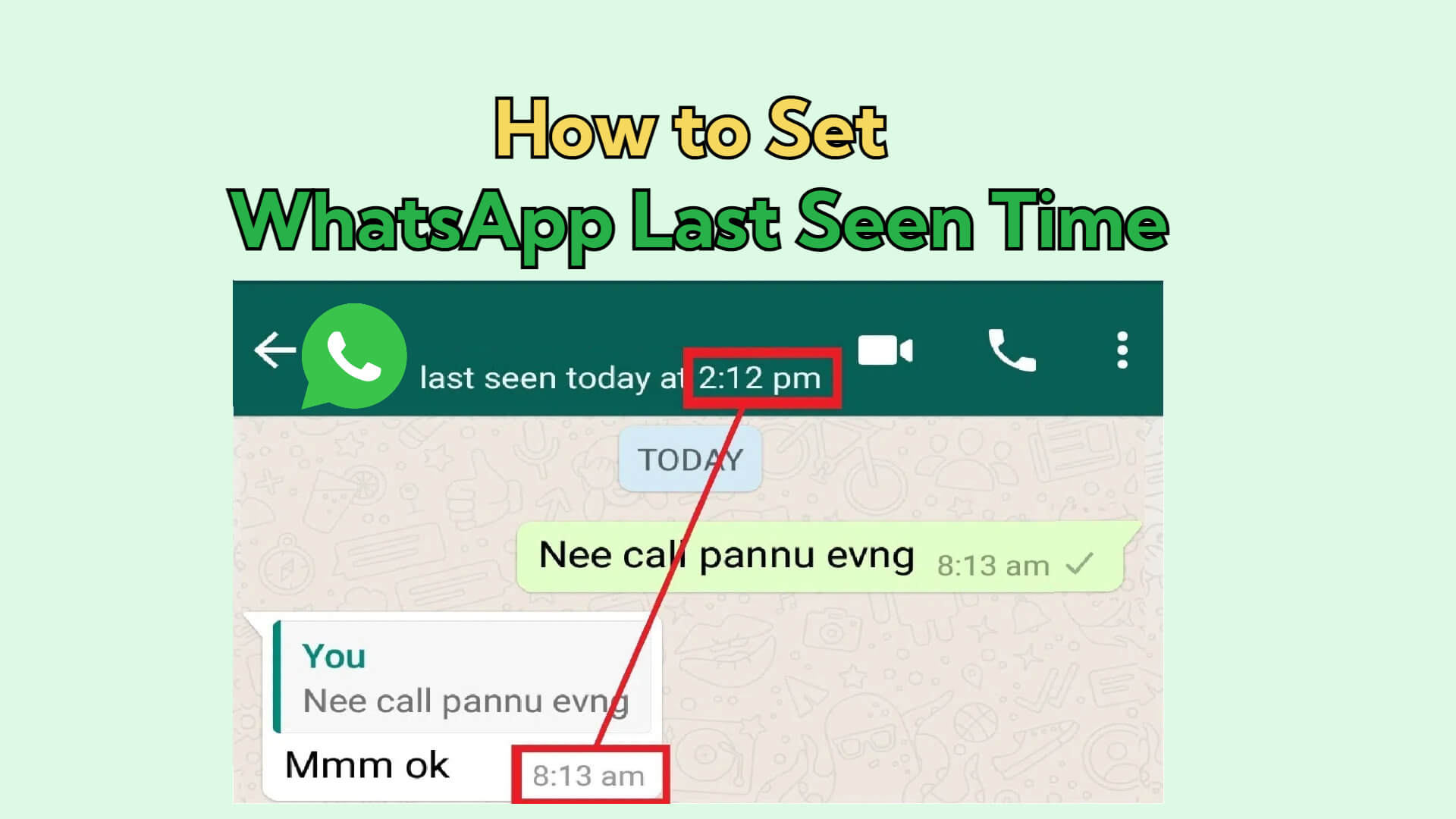 how to set whatsapp last seen time