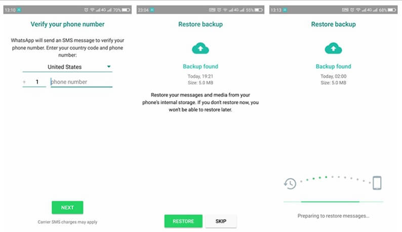 how to retrieve deleted whatsapp messages via local backup