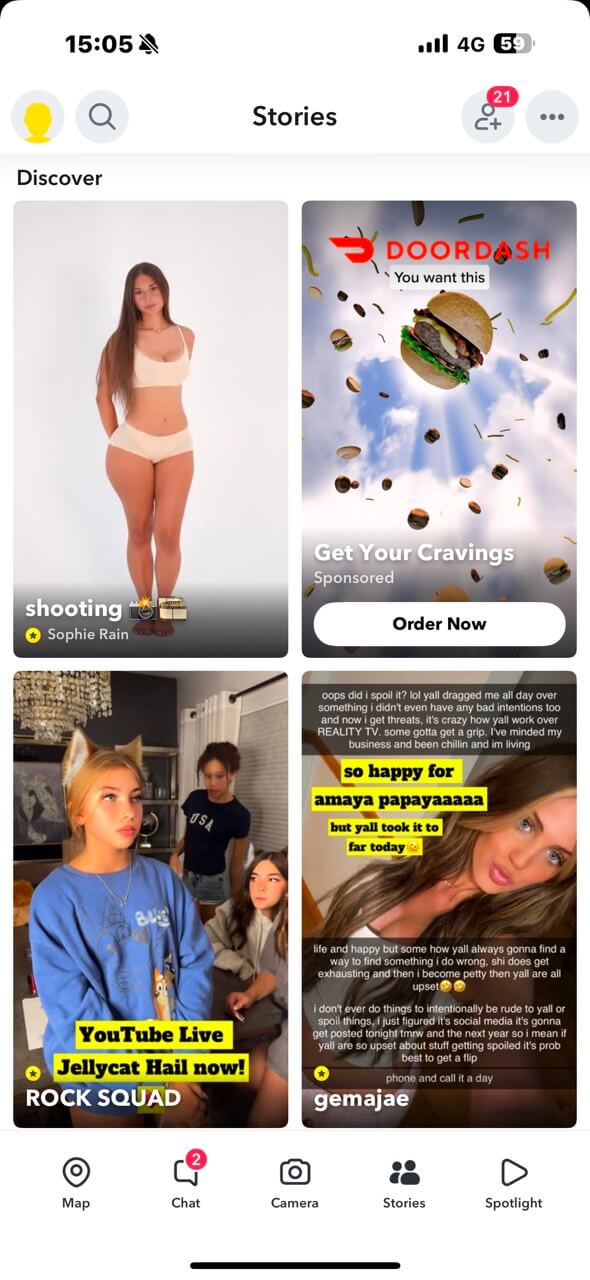 Browse Public Stories on Discover