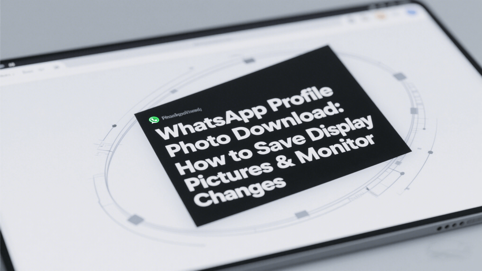 WhatsApp Profile Photo Download