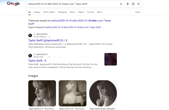 Search for Twitter Profiles or Tweets on Google