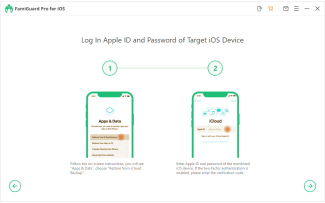 Monitor Target’s Data on iCloud