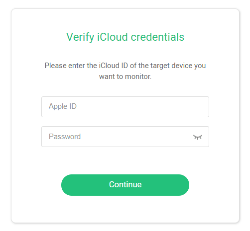 icloud credentials